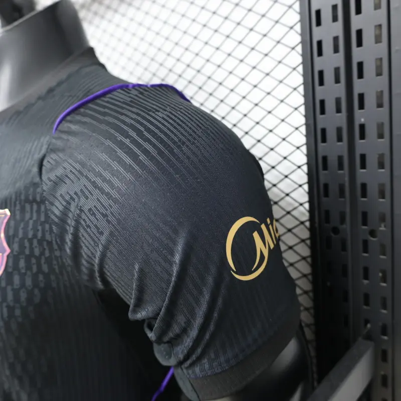 Camiseta Barcelona Away Equipación 2026/2027 Negro/Morado (EDICIÓN JUGADOR)