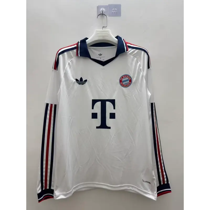 Camiseta Bayern Múnich Away Equipación 2026/2027 ML Blanco