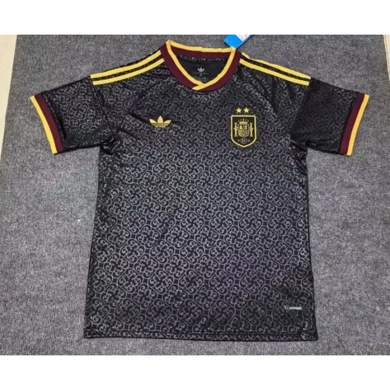 Camiseta España Mundial 2026 Edición Especial Negro 2 Estrellas