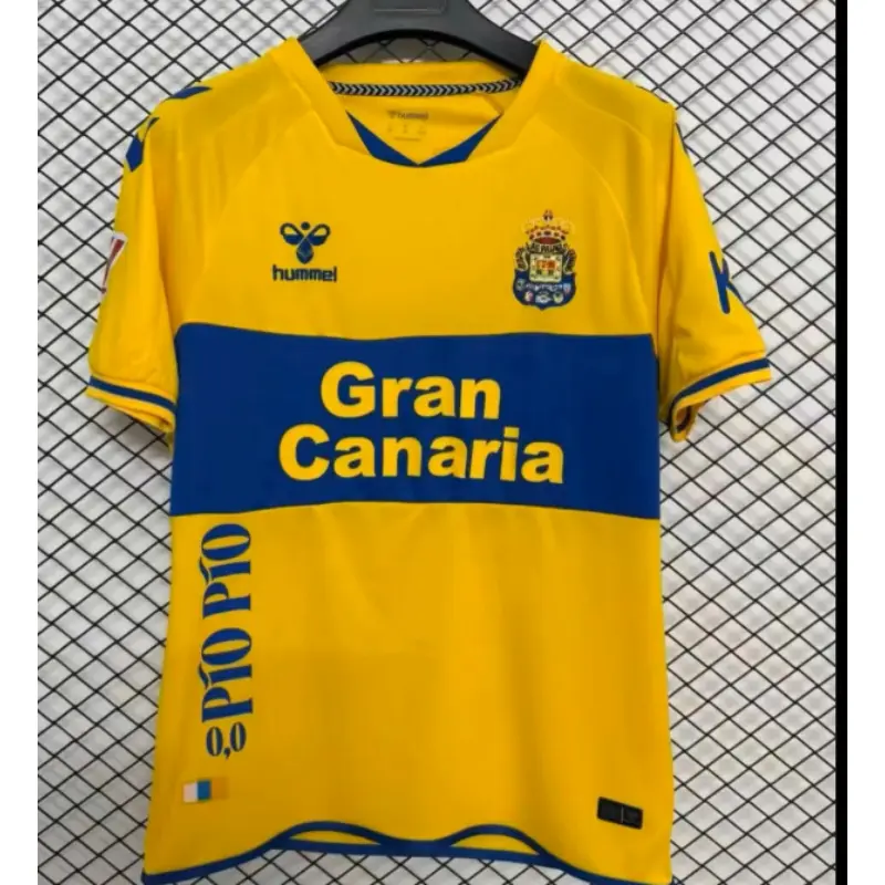 Camiseta Las Palmas Home Equipación 2026/2027 Amarillo con Parche La Liga