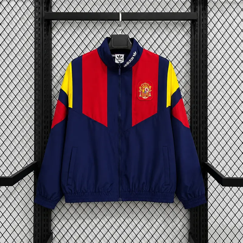 Cortavientos España 2026 Edición Rtero Rojo/Azul