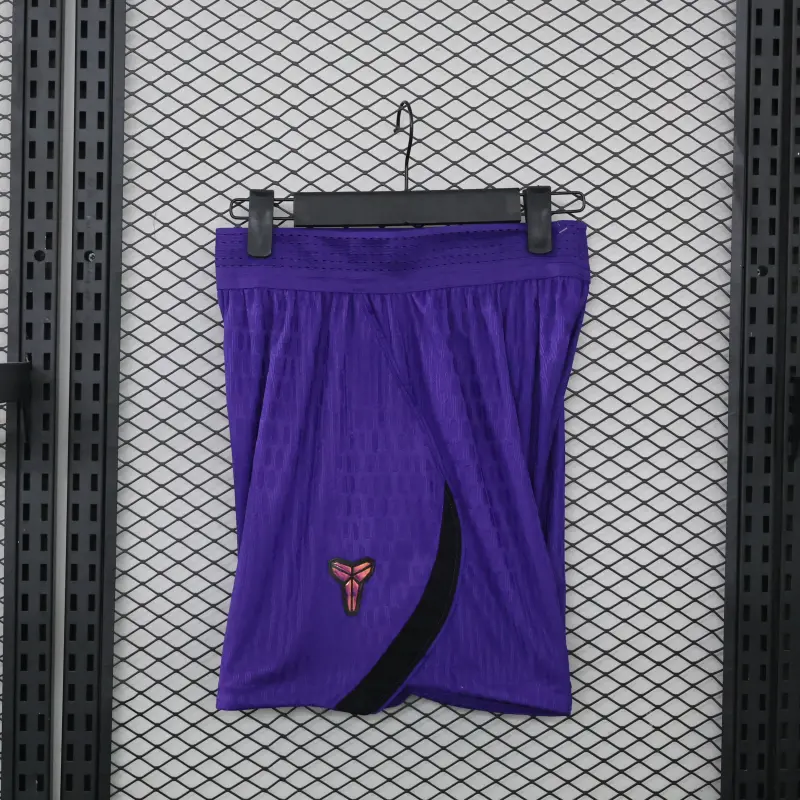 Pantalón Corto Barcelona Away Equipación 2026/2027 Negro/Morado (EDICIÓN JUGADOR)