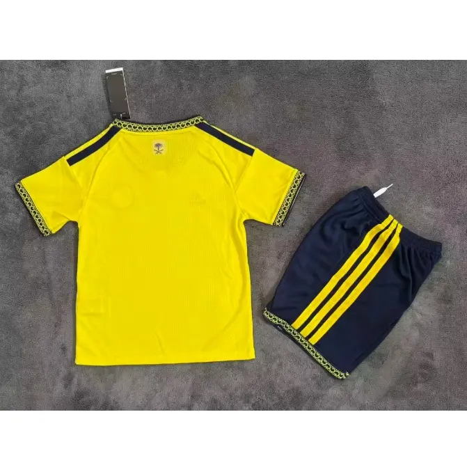 Camiseta Al Nassr Home Equipación 2026/2027 Amarillo Niño Kit