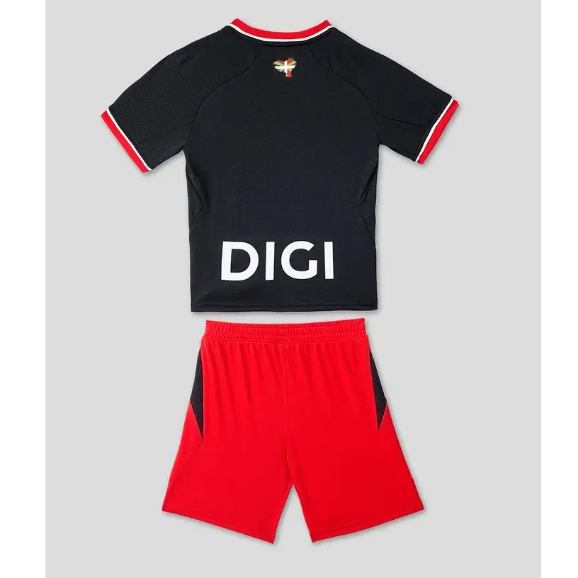 Camiseta Athletic de Bilbao Away Equipación 2026/2027 Negro Niño Kit
