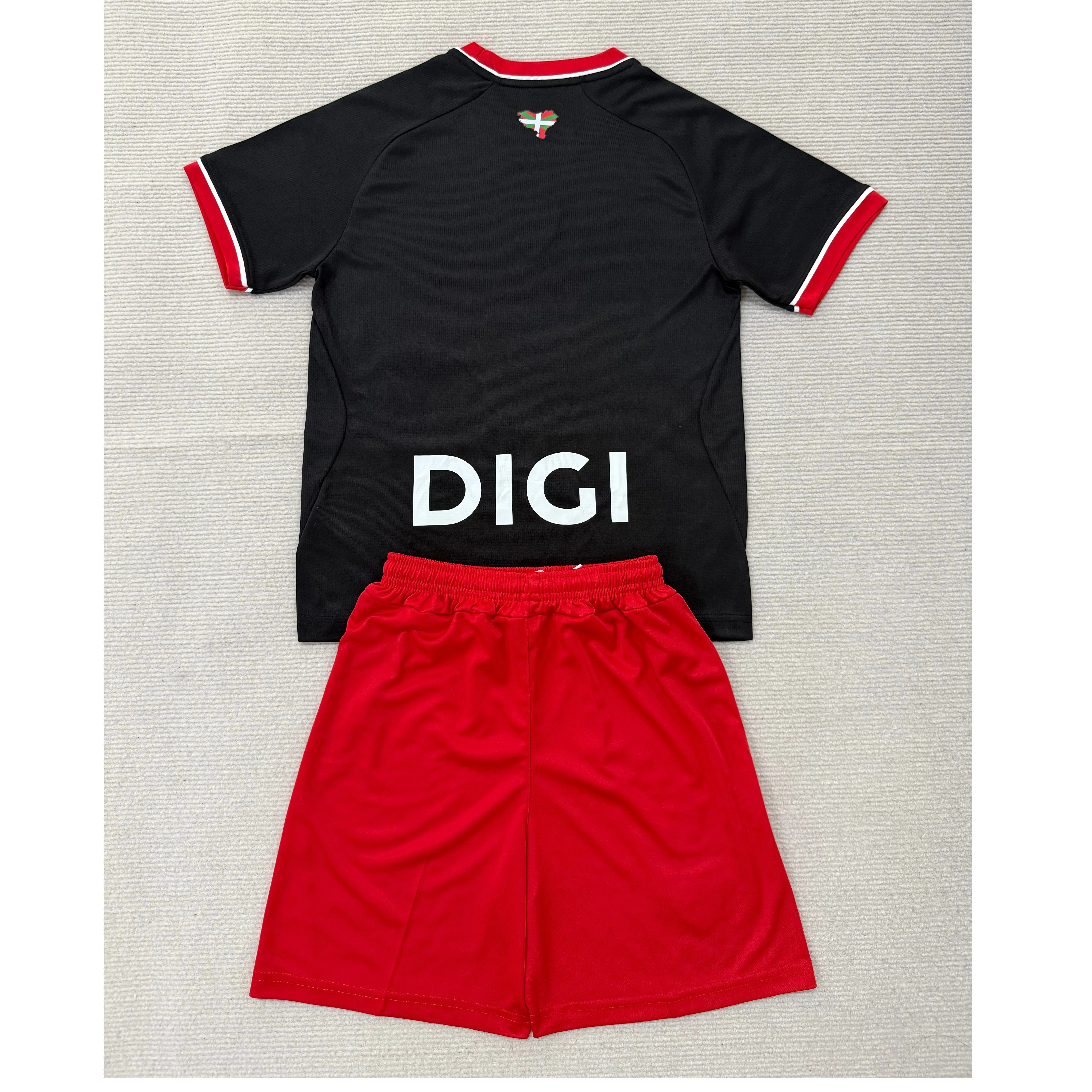 Camiseta Athletic de Bilbao Away Equipación 2026/2027 Negro Niño Kit