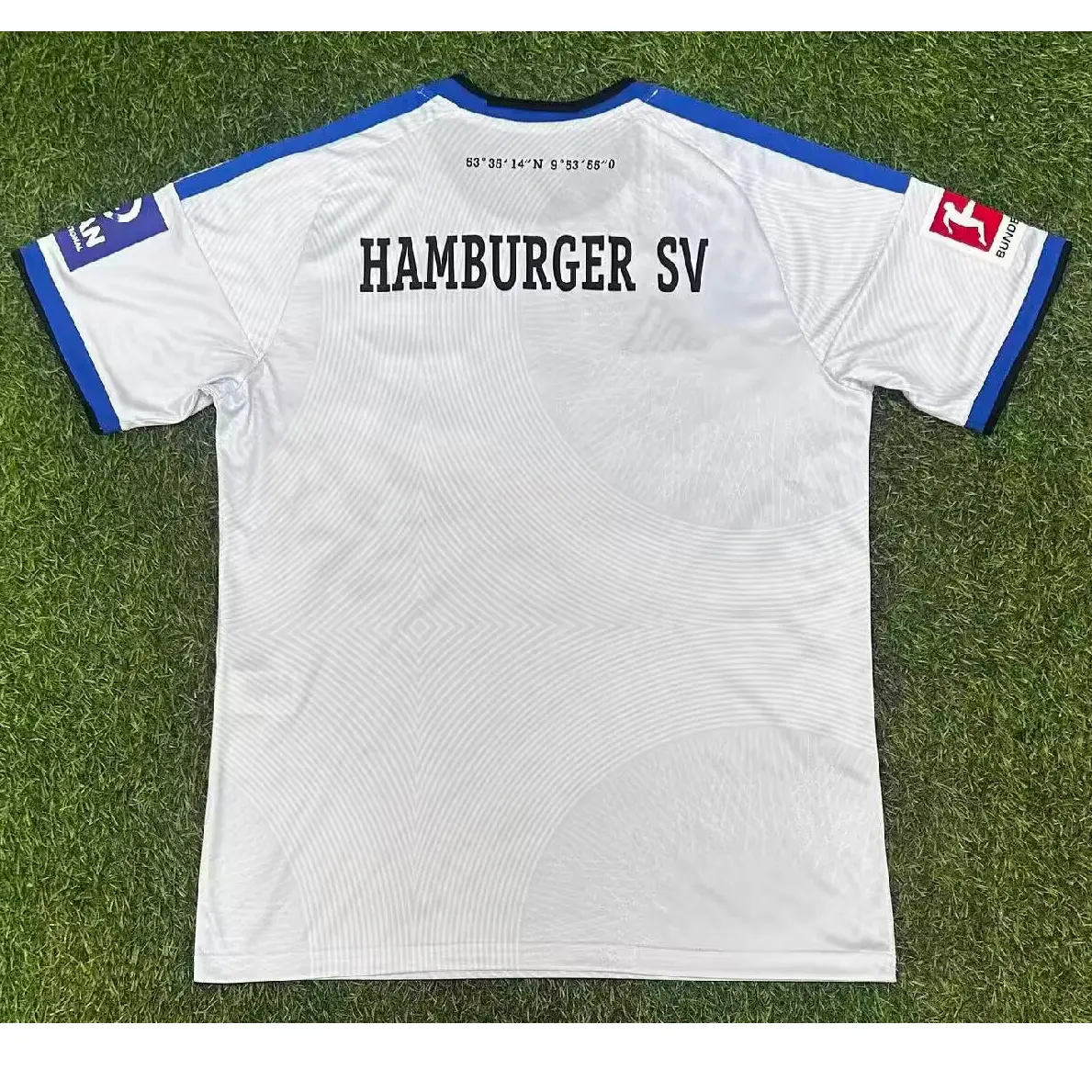 Camiseta Hamburger SV Home Equipación 2026/2027 Blanco con Parche Bundesliga