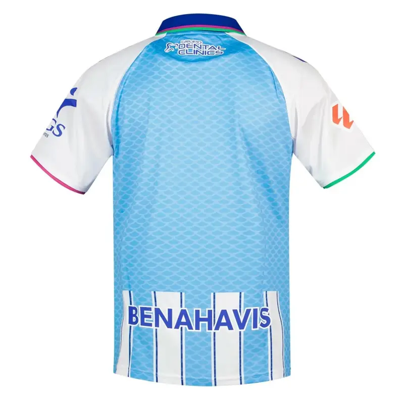 Camiseta Málaga CF Home Equipación 2026/2027 Azul/Blanco con Parche La Liga