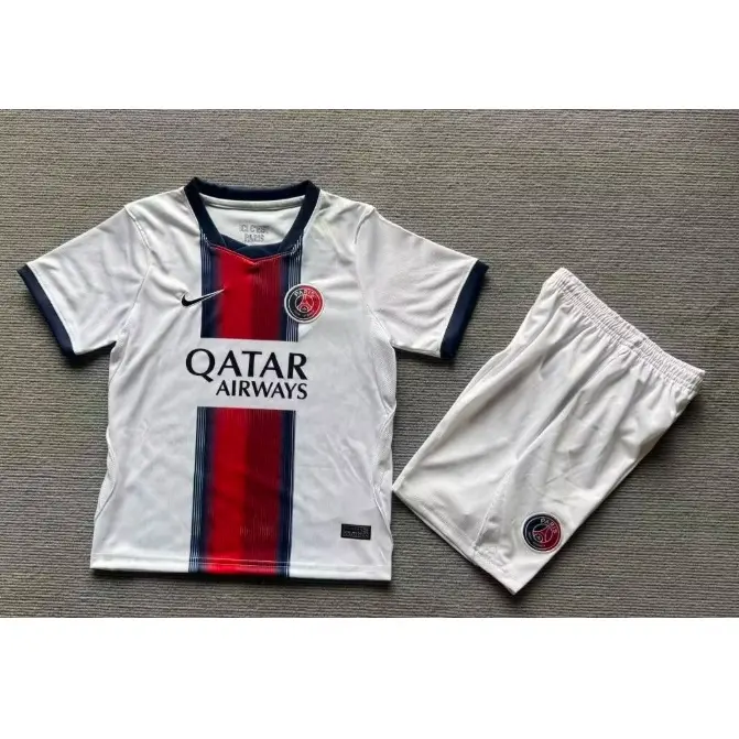 Camiseta PSG Away Equipación 2026/2027 Blanco Niño Kit