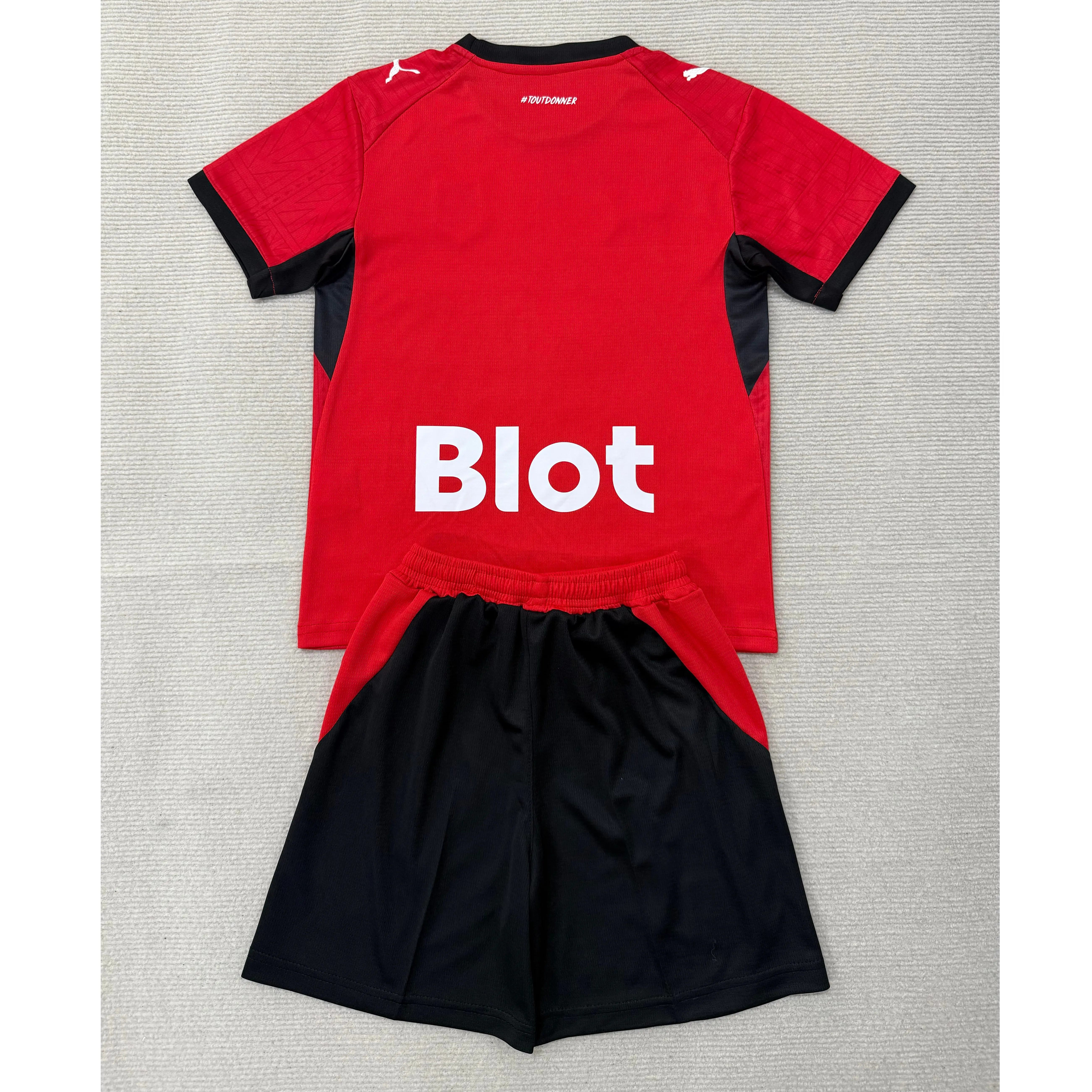 Camiseta Stade Rennais Home Equipación 2026/2027 Rojo Niño Kit