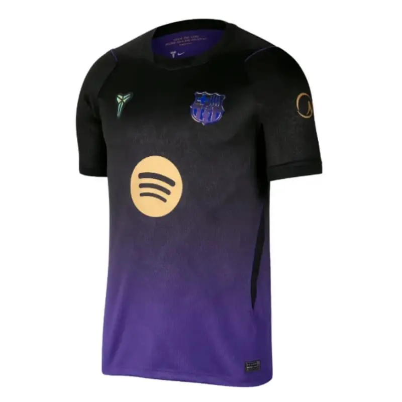 Camiseta GERARD MARTÍN 18 Barcelona Away Equipación 2026/2027 Negro/Morado UCL