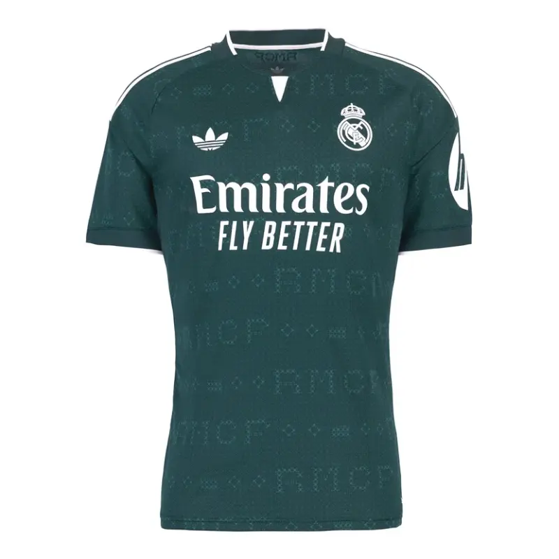 Camiseta RODRYGO 11 Real Madrid Away Equipación 2026/2027 Verde Oscuro con Parche HP