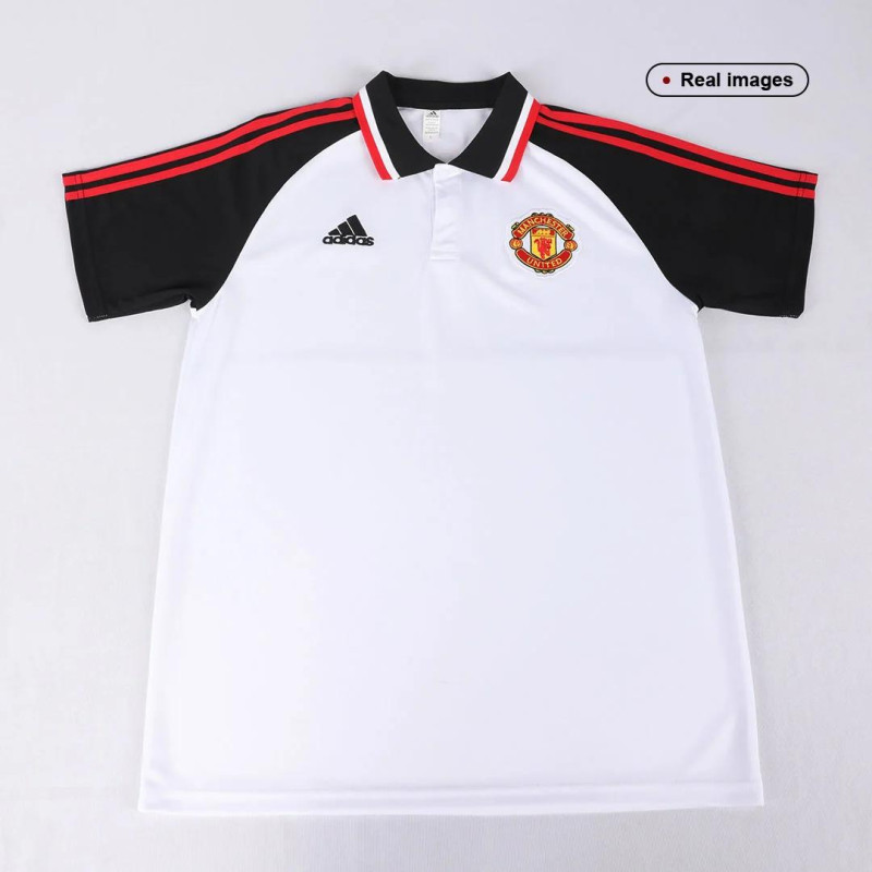 Polo Manchester United 2021/2022 Blanco/Negro