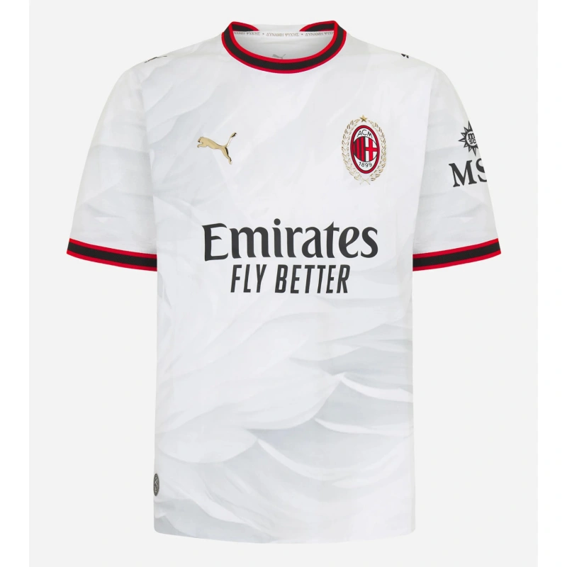 Camiseta AC Milan Away Equipación 2026/2027 Blanco/Rojo