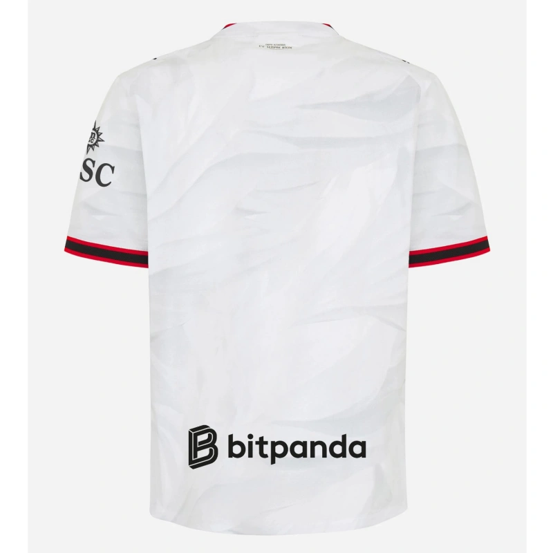 Camiseta AC Milan Away Equipación 2026/2027 Blanco/Rojo