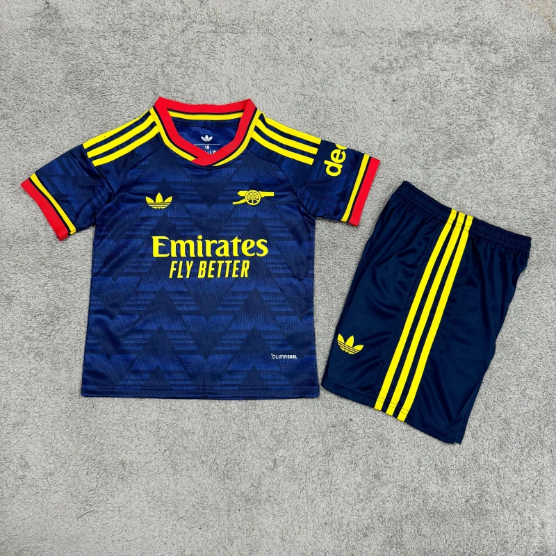 Camiseta Arsenal Away Equipación 2026/2027 Azul Marino Niño Kit