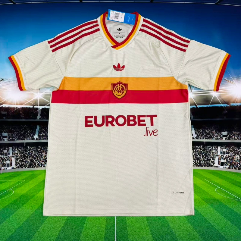 Camiseta AS Roma Away Equipación 2026/2027 Blanco
