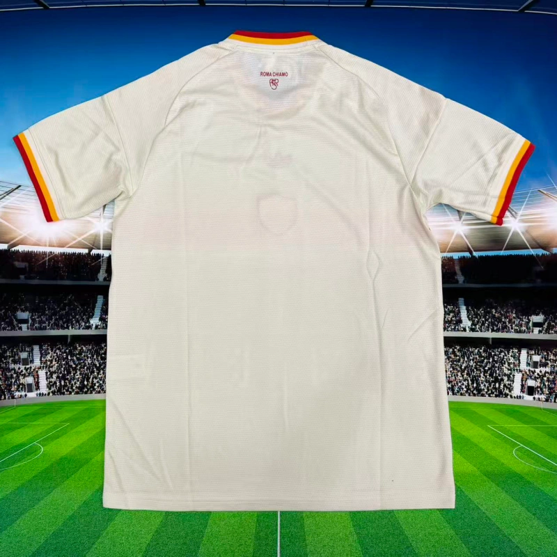 Camiseta AS Roma Away Equipación 2026/2027 Blanco