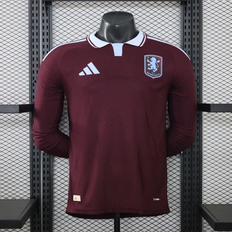 Camiseta Aston Villa Home Equipación 2026/2027 Borgoña (EDICIÓN JUGADOR)