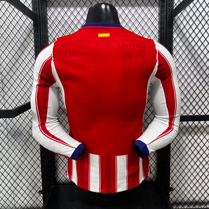 Camiseta Atlético de Madrid Home Equipación 2026/2027 ML Rojo/Blanco (EDICIÓN JUGADOR)