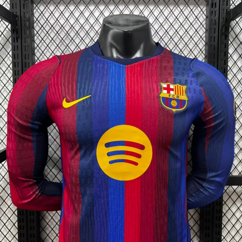 Camiseta Barcelona Home Equipación 2026/2027 ML Rojo/Azul (EDICIÓN JUGADOR)