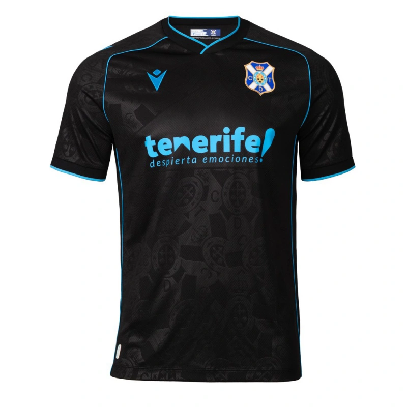 Camiseta CD Tenerife Away Equipación 2026/2027 Negro