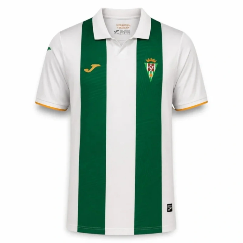 Camiseta Córdoba CF Home Equipación 2026/2027 Verde/Blanco