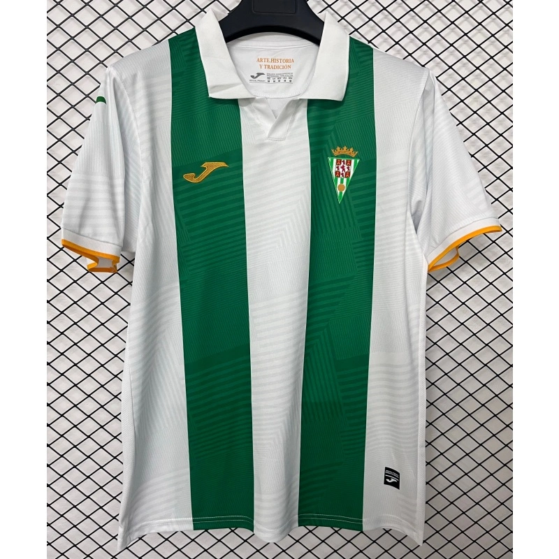 Camiseta Córdoba CF Home Equipación 2026/2027 Verde/Blanco
