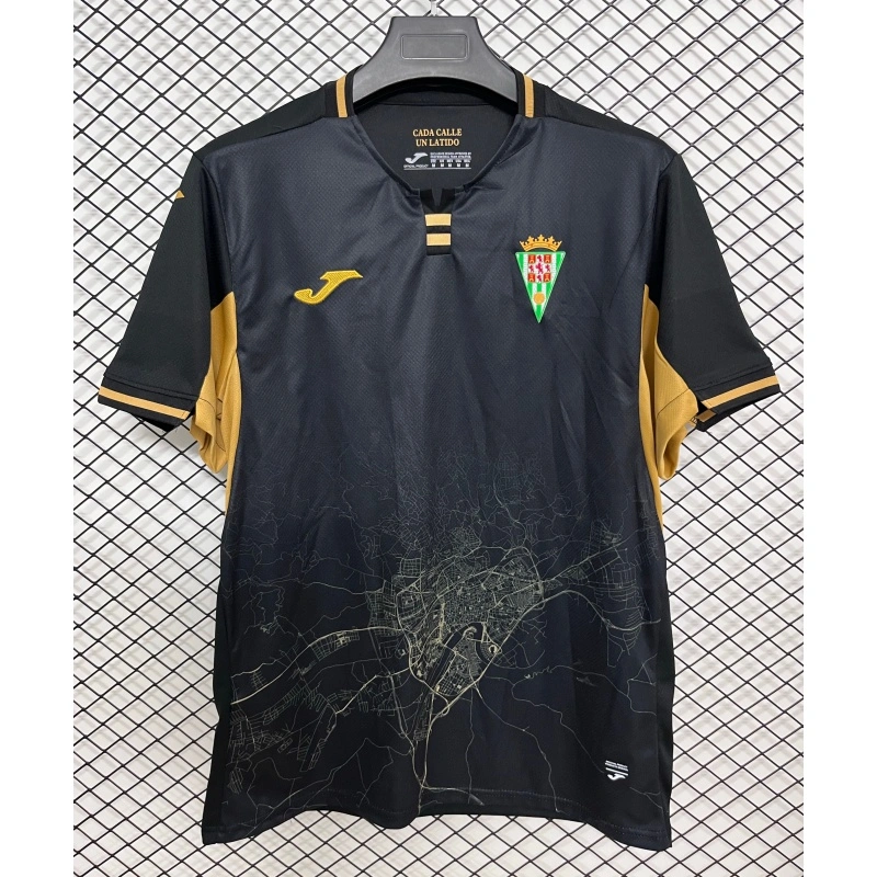 Camiseta Córdoba CF Away Equipación 2026/2027 Negro