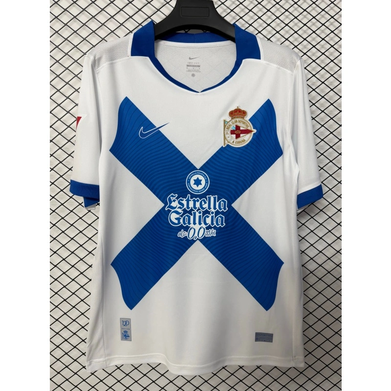 Camiseta Deportivo de La Coruña Third Equipación 2026/2027 Blanco con Parche La Liga