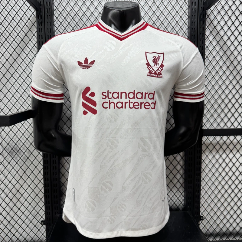 Camiseta liverpool Away Equipación 2026/2027 Blanco (EDICIÓN JUGADOR)