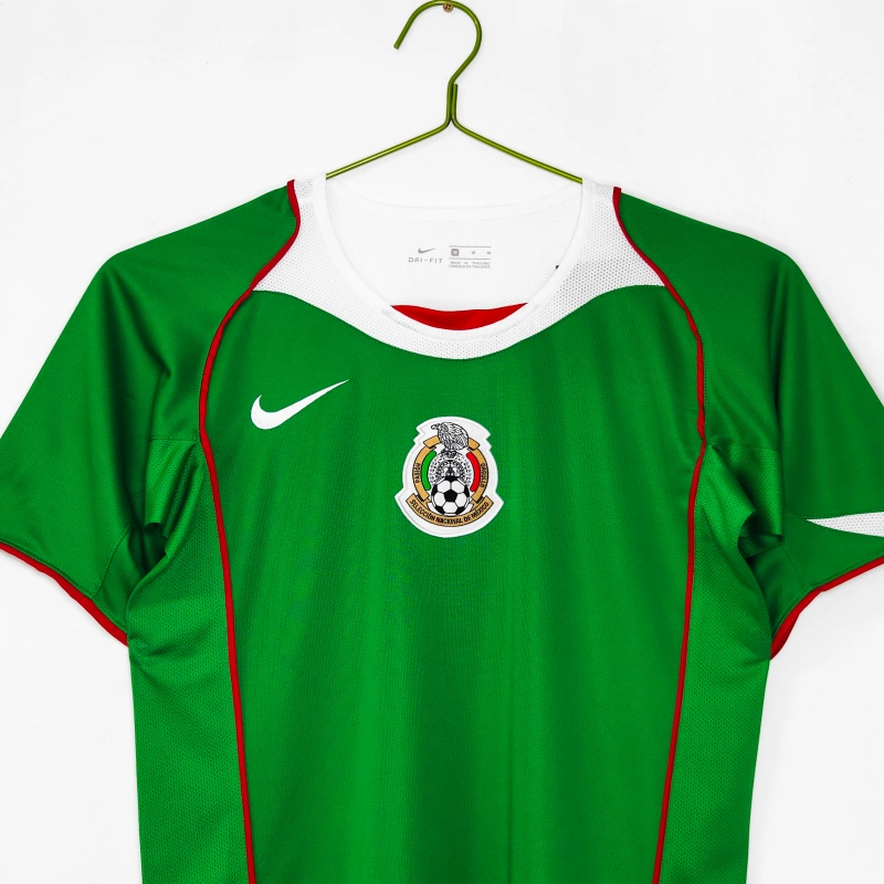 Camiseta México Home Equipación Retro 2004 Verde