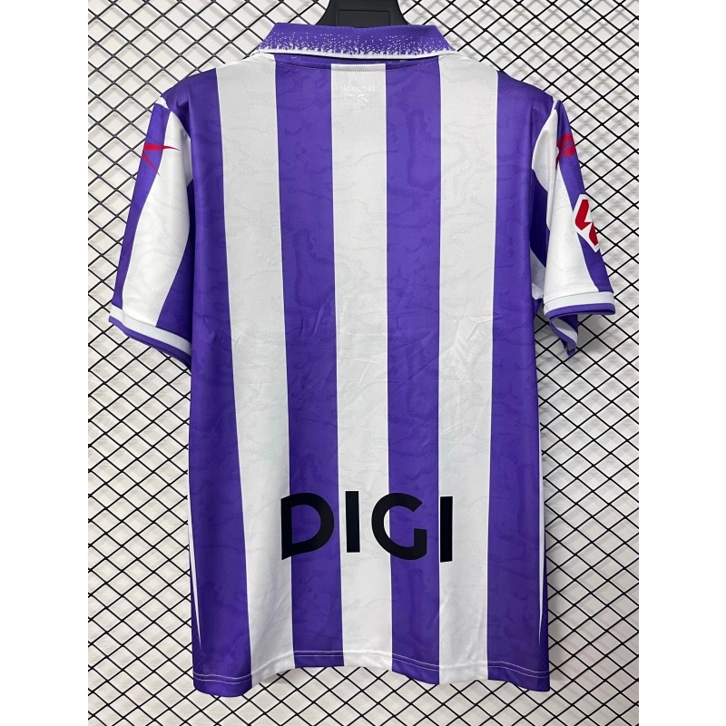 Camiseta Real Valladolid Home Equipación 2026/2027 Morado/Blanco con Parche La Liga