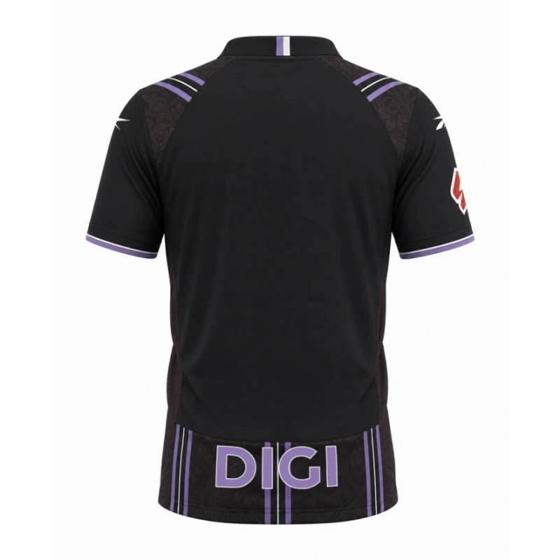 Camiseta Real Valladolid Away Equipación 2026/2027 Negro con Parche La Liga