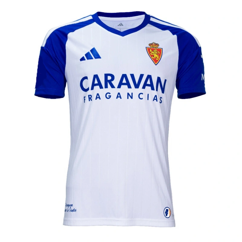 Camiseta Real Zaragoza Home Equipación 2026/2027 Blanco/Azul