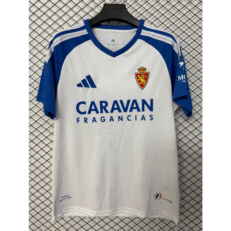Camiseta Real Zaragoza Home Equipación 2026/2027 Blanco/Azul