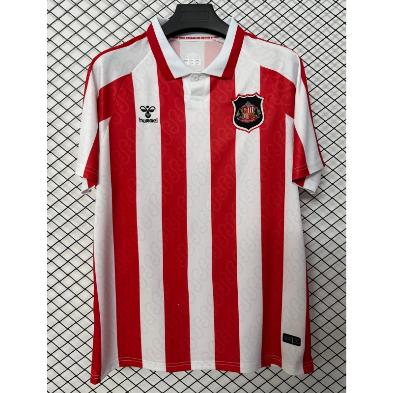 Camiseta Sunderland AFC Home Equipación 2026/2027 Rojo/Blanco