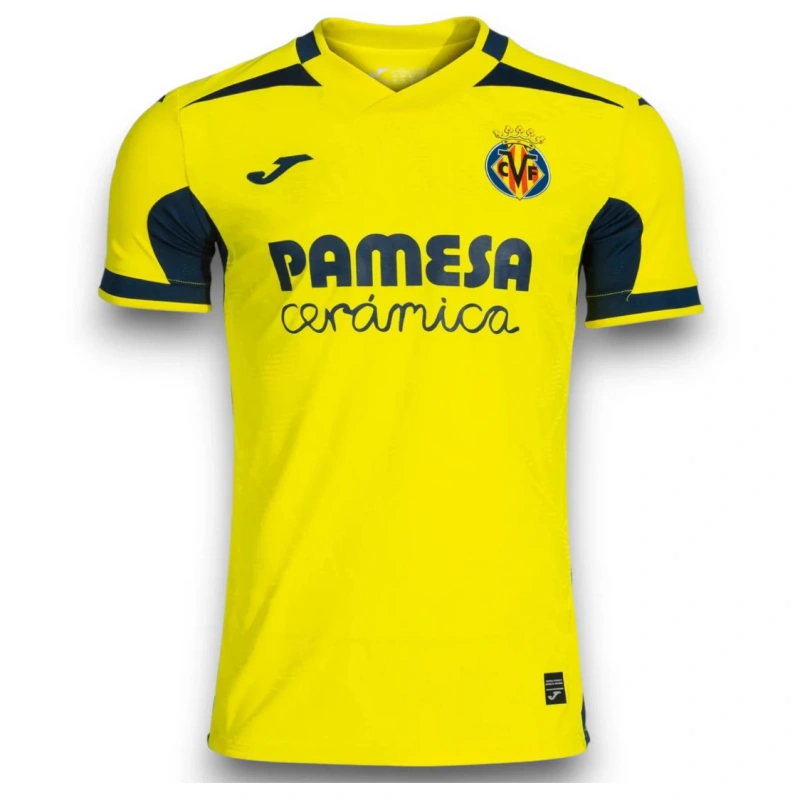 Camiseta Villarreal Home Equipación 2026/2027 Amarillo con Parche La Liga