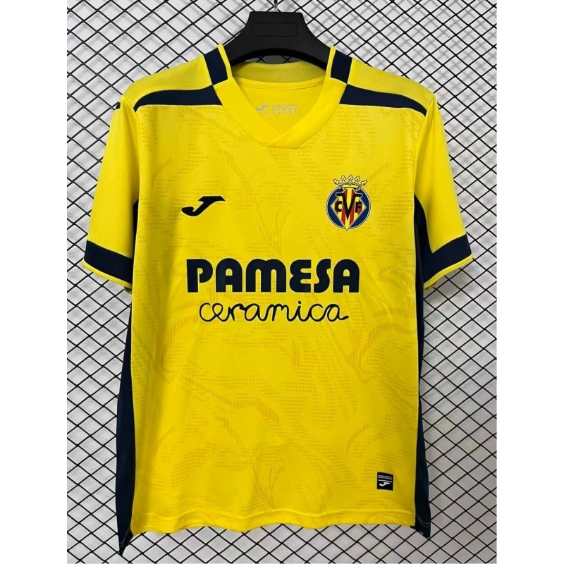 Camiseta Villarreal Home Equipación 2026/2027 Amarillo con Parche La Liga