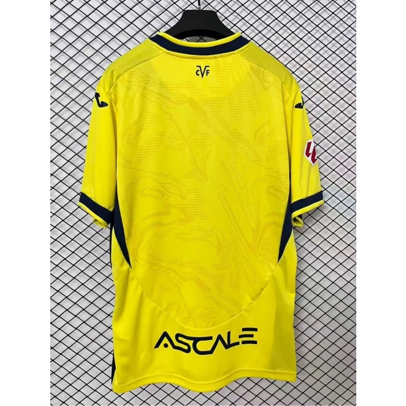 Camiseta Villarreal Home Equipación 2026/2027 Amarillo con Parche La Liga