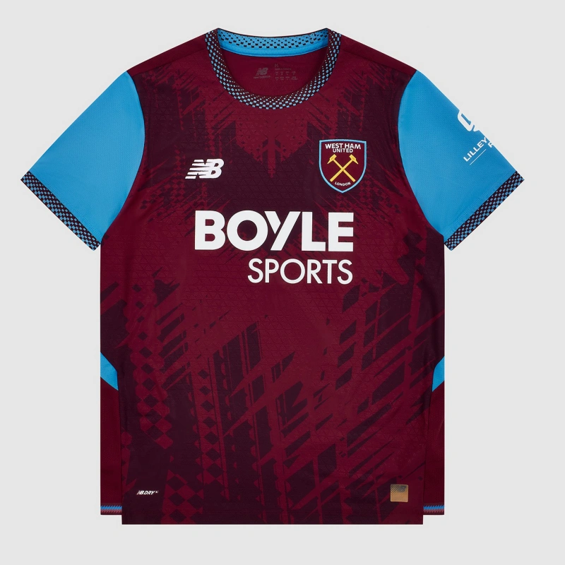 Camiseta West Ham United Home Equipación 2026/2027 Rojo Oscuro