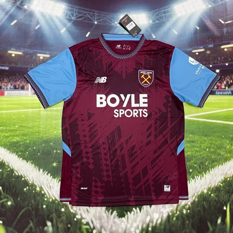 Camiseta West Ham United Home Equipación 2026/2027 Rojo Oscuro