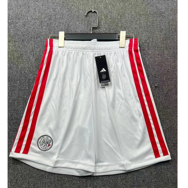 Pantalón Corto Ajax Home Equipación 2026/2027 Blanco