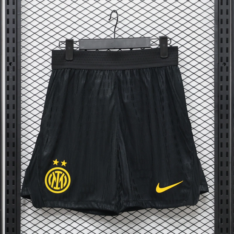 Pantalón Corto Inter de Milan Home Equipación 2026/2027 Negro (EDICIÓN JUGADOR)