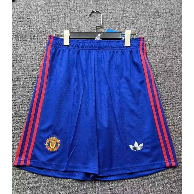 Pantalón Corto Manchester United Away Equipación 2026/2027 Azul