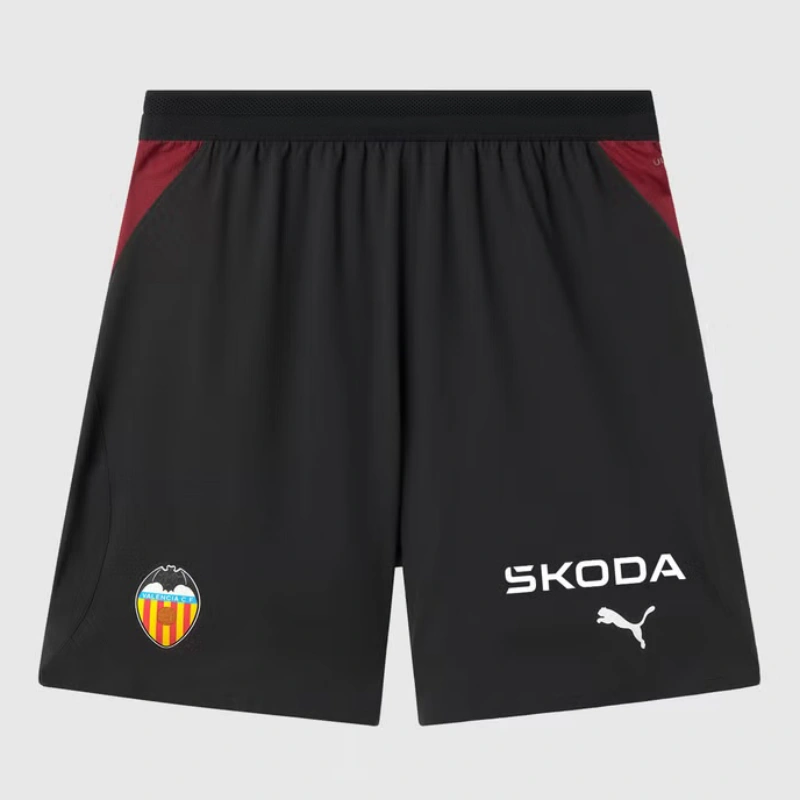 Pantalón Corto Valencia Home Equipación 2026/2027 Negro