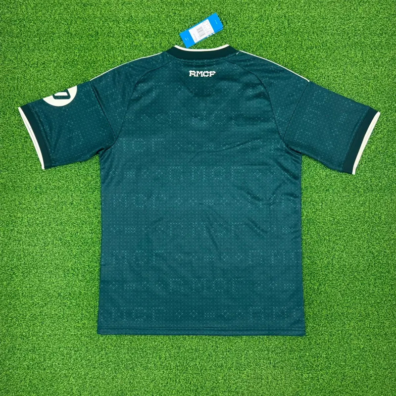 Camiseta Real Madrid Away Equipación 2026/2027 Verde Oscuro con Parche HP