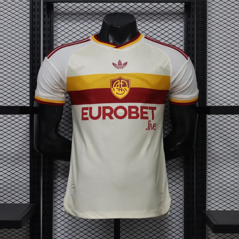 Camiseta AS Roma Away 2026/2027 Blanco (EDICIÓN JUGADOR)