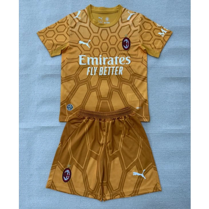 Camiseta de Portero AC Milan Home 2026/2027 Oro Niño Kit