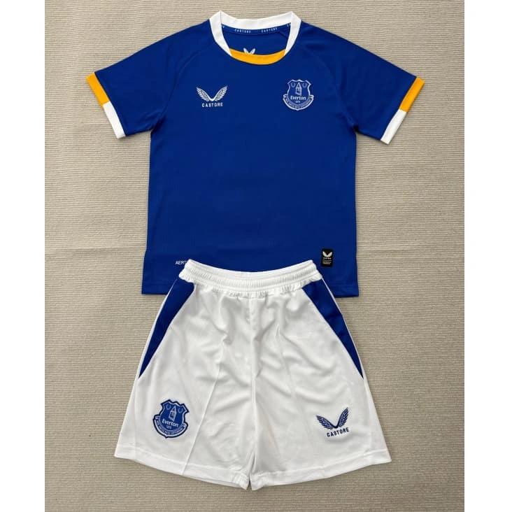 Camiseta Everton FC Home 2026/2027 Azul Niño Kit