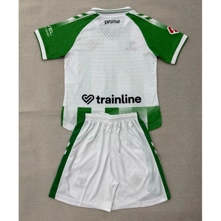 Camiseta Real Betis Home 2026/2027 Verde/Blanco Niño Kit con Parche La Liga